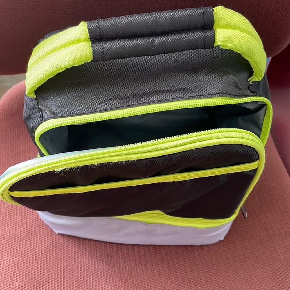 Every day living, black, gray and green lunchbox AS IS